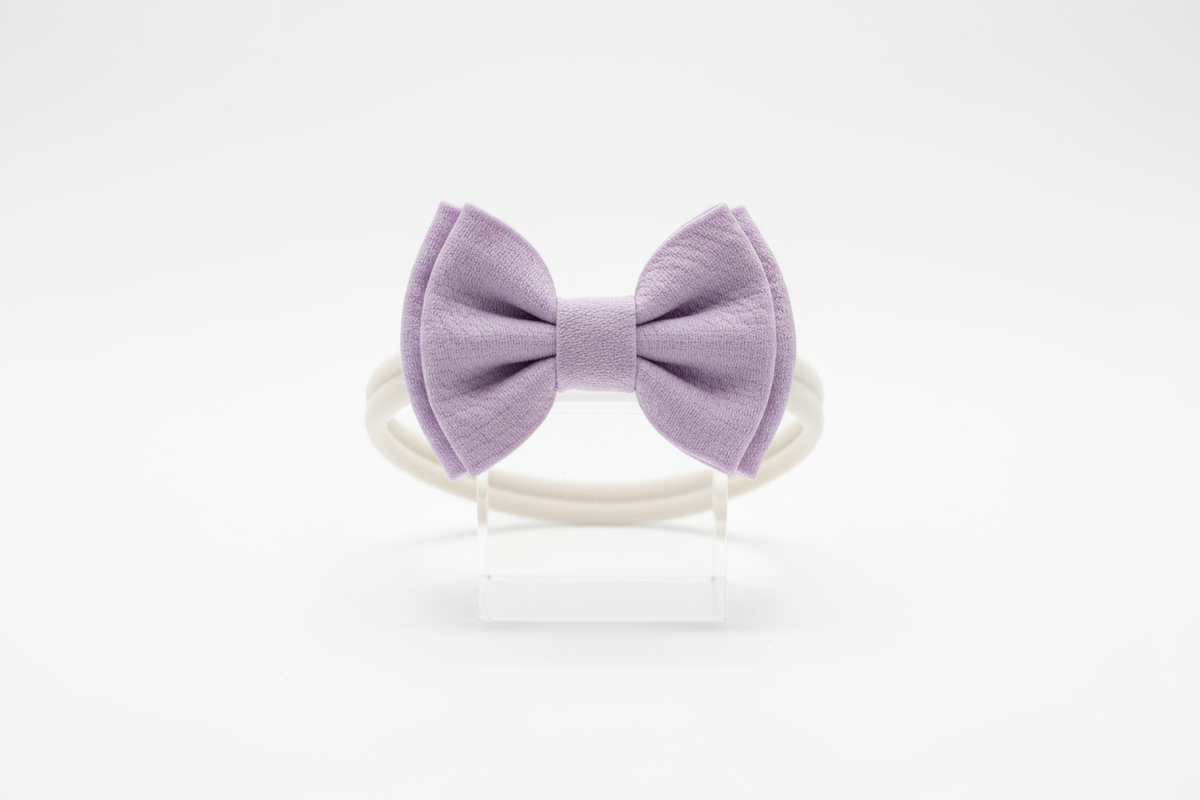 Lavender Bow Single Product Focus