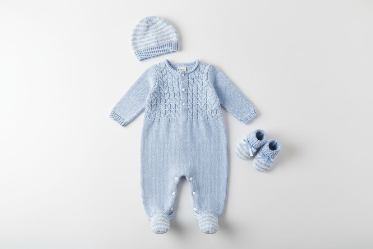 Blue Romper - Styled Outfit Shot