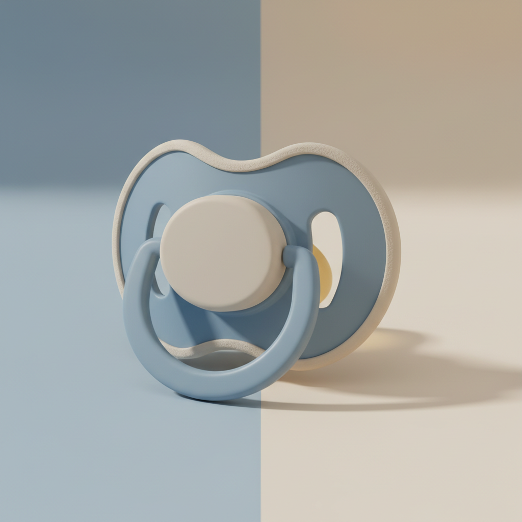 Baby Pacifier - Angled View